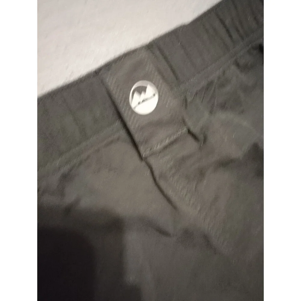Wrangler Men's Size 46 Outdoor Performance Zip Cargo Shorts Black POLYESTER